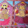 buy mithila painting of ganesh and lakshmi