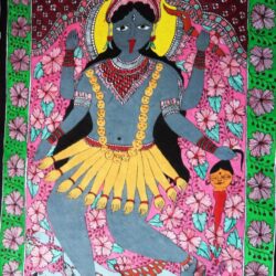 buy mithila painting of goddess kali