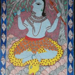buy mithila painting of lord shiva