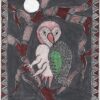 Buy Mithila Painting of Owl at Night