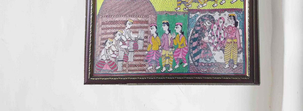 mithila painting on saurath sabha