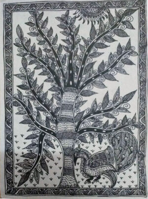 Buy Mithila Painting of a Tree