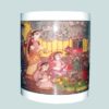 Unique Ceramic Mug with Mithila Painting of Vat Savitri