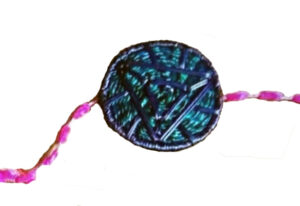 buy antique rakhi made of sikki