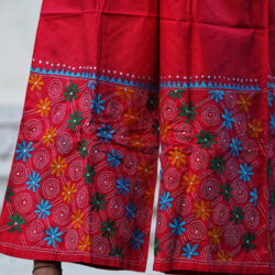 Kantha Stitch Hand Embroidered Cotton Palazzo