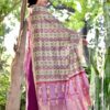 Kantha Stitch Hand Embroidered Tussar Silk Dupatta