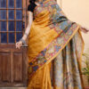 Kalamkari Hand-painted Saree