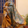 Kalamkari Hand-painted Saree