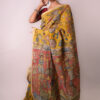 buy Kalamkari Hand-Painted Maheshwari Silk Saree online