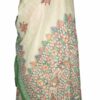 Handpainted dupatta with mithila painting