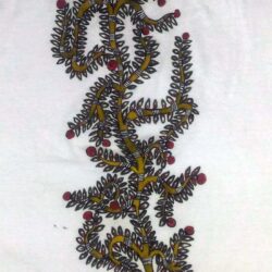 cotton tshirt with mithila painting